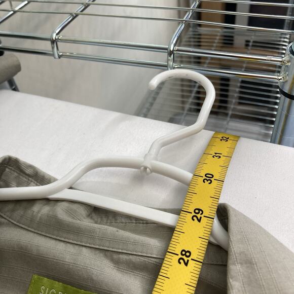 Sigrid Olsen Women's Beige 100% Cotton Button Up Shirt Size 3X Neutral Lagenlook - Picture 3 of 12